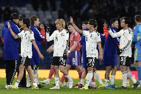 Football: Japan vs. Scotland