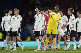 Football: Japan vs. Scotland