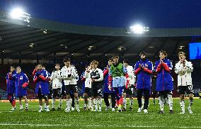 Football: Japan vs. Scotland