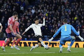 Football: Japan vs. Scotland