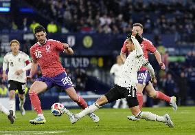 Football: Japan vs. Scotland