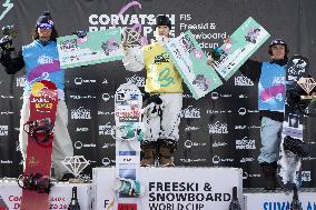 Snowboarding: World Cup in Silvaplana