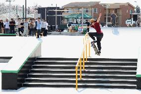 Renovated skateboarding park in Kanagawa Pref.