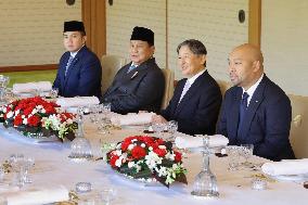 Emperor meets with Indonesian president