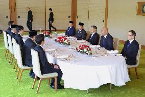 Emperor meets with Indonesian president