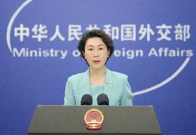 Chinese Foreign Ministry spokeswoman