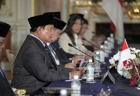 Japanese PM Takaichi, Indonesian President Prabowo