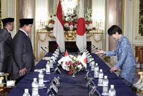Japanese PM Takaichi and Indonesian President Prabowo