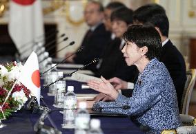 Japanese PM Takaichi and Indonesian President Prabowo