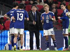 Football: Japan vs. England