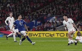 Football: Japan vs. England