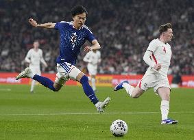 Football: Japan vs. England