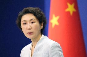 Chinese Foreign Ministry spokeswoman