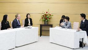 Japan PM Takaichi meets Microsoft President Smith
