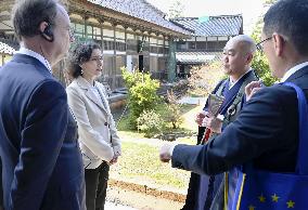 EU commissioner visits quake-hit Wajima in central Japan