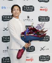 Speed skating: Takagi holds retirement press conference