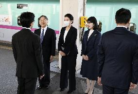 Japan imperial family's trip to Fukushima