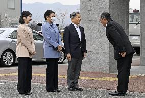 Japan imperial family's trip to Fukushima