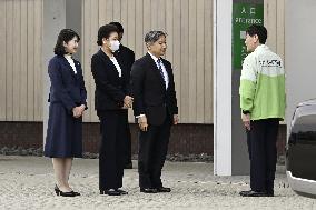 Japan imperial family's trip to Fukushima