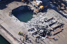 Demolition site in Kawasaki