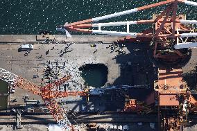 Demolition site in Kawasaki