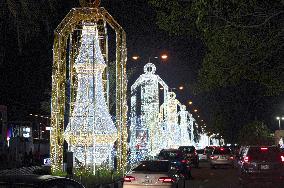 Christmas illuminations in Lagos