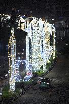 Christmas illuminations in Lagos