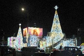 Christmas illuminations in Lagos