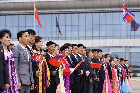 Chinese foreign minister arrives in Pyongyang