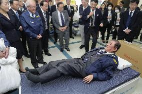 Exhibition of disaster preparedness supplies