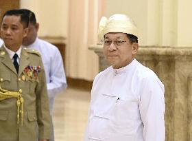 Min Aung Hlaing sworn in as Myanmar president
