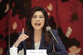 Taiwan opposition leader Cheng meets with Xi