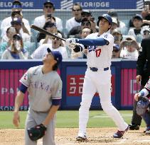 Baseball: Rangers vs. Dodgers