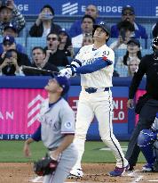 Baseball: Rangers vs. Dodgers