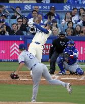 Baseball: Rangers vs. Dodgers