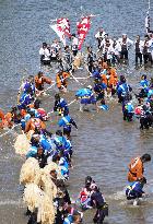 Rite at Ise Jingu shrine in Mie Pref.