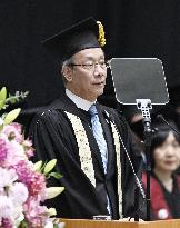 Welcome ceremony at Univ. of Tokyo