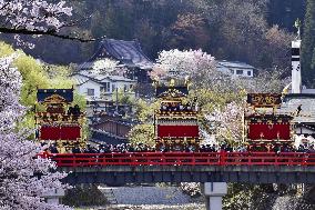 Takayama Spring Festival in central Japan