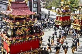 Takayama Spring Festival in central Japan