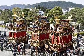 Takayama Spring Festival in central Japan