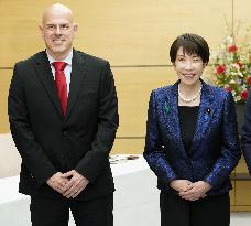 Japan PM Takaichi meets Oracle CEO Sicilia