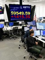 Nikkei hits fresh intraday high