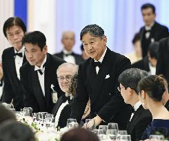 Japan Emperor Naruhito at party