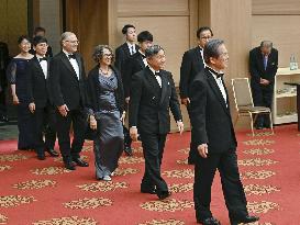 Japan Emperor Naruhito at party