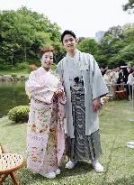 Japanese imperial garden party