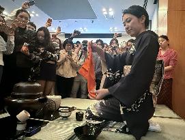 Japanese "matcha" tea promoted in Shanghai