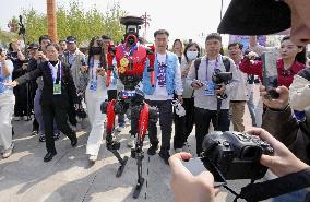 Robot marathon in Beijing