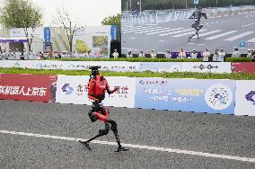 Robot marathon in Beijing