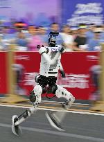 Robot marathon in Beijing