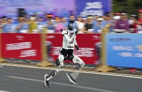 Robot marathon in Beijing